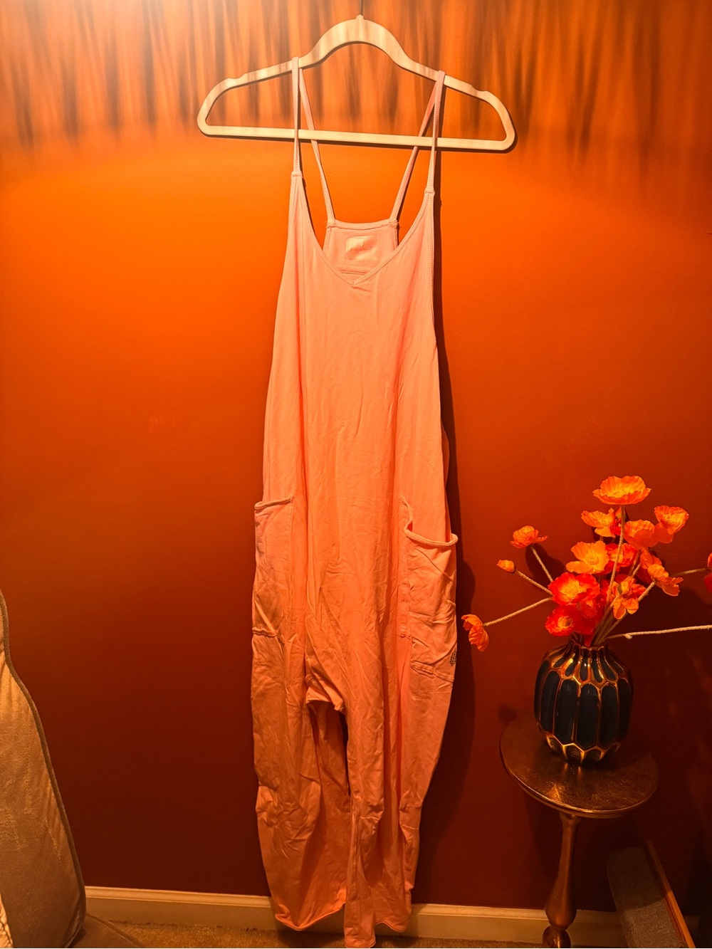 Free People Hot Shot Jumpsuit Bubblegum Pink